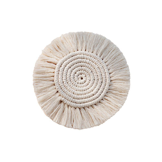 Hand-woven coasters